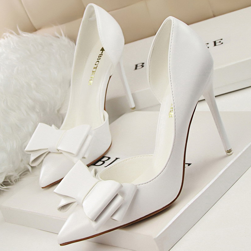Shoe Tree - Bigtree sapatos arco-nó mulher bombas stiletto