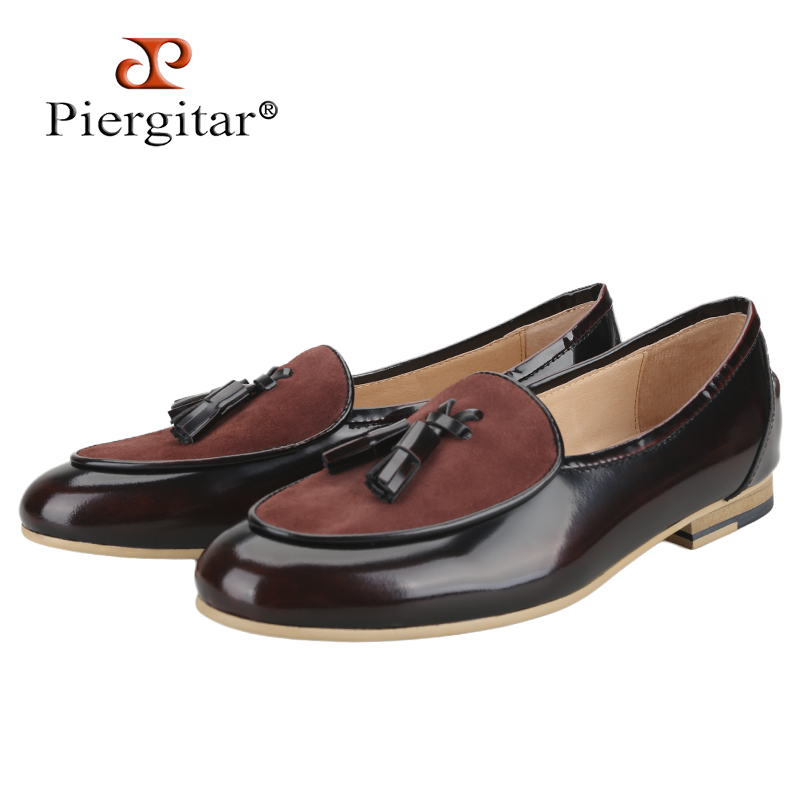 Leather Shoe Polish - Sapatos Casuais Masculinos Piergitar de Couro