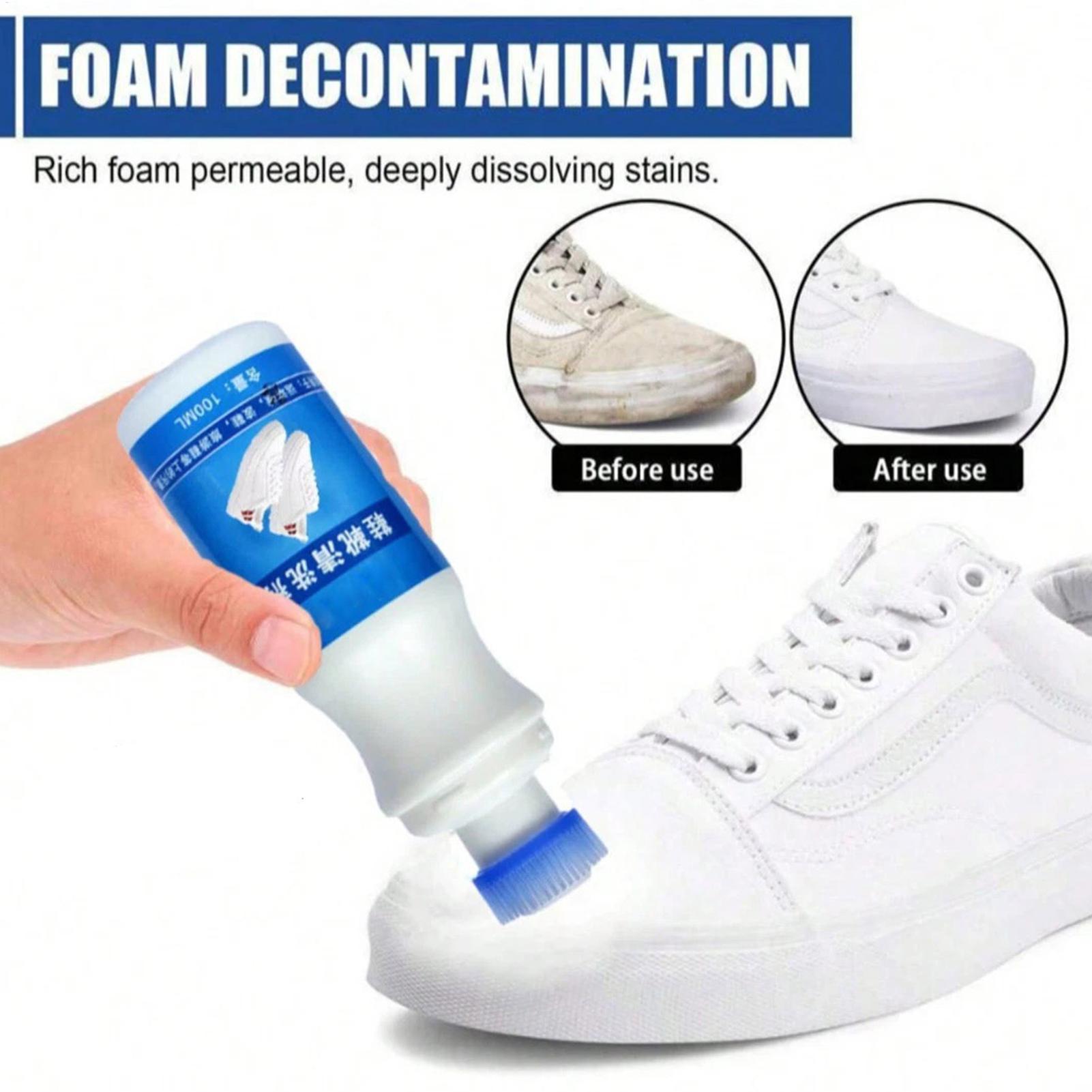 Sneaker Care Spray - Limpador de Sapatos Branco 100ml Espuma