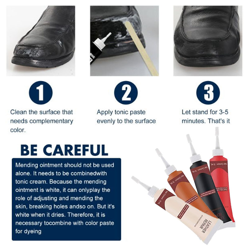 Pasta de Reparo de Couro para  - Leather Shoe Polish avaliação e preço