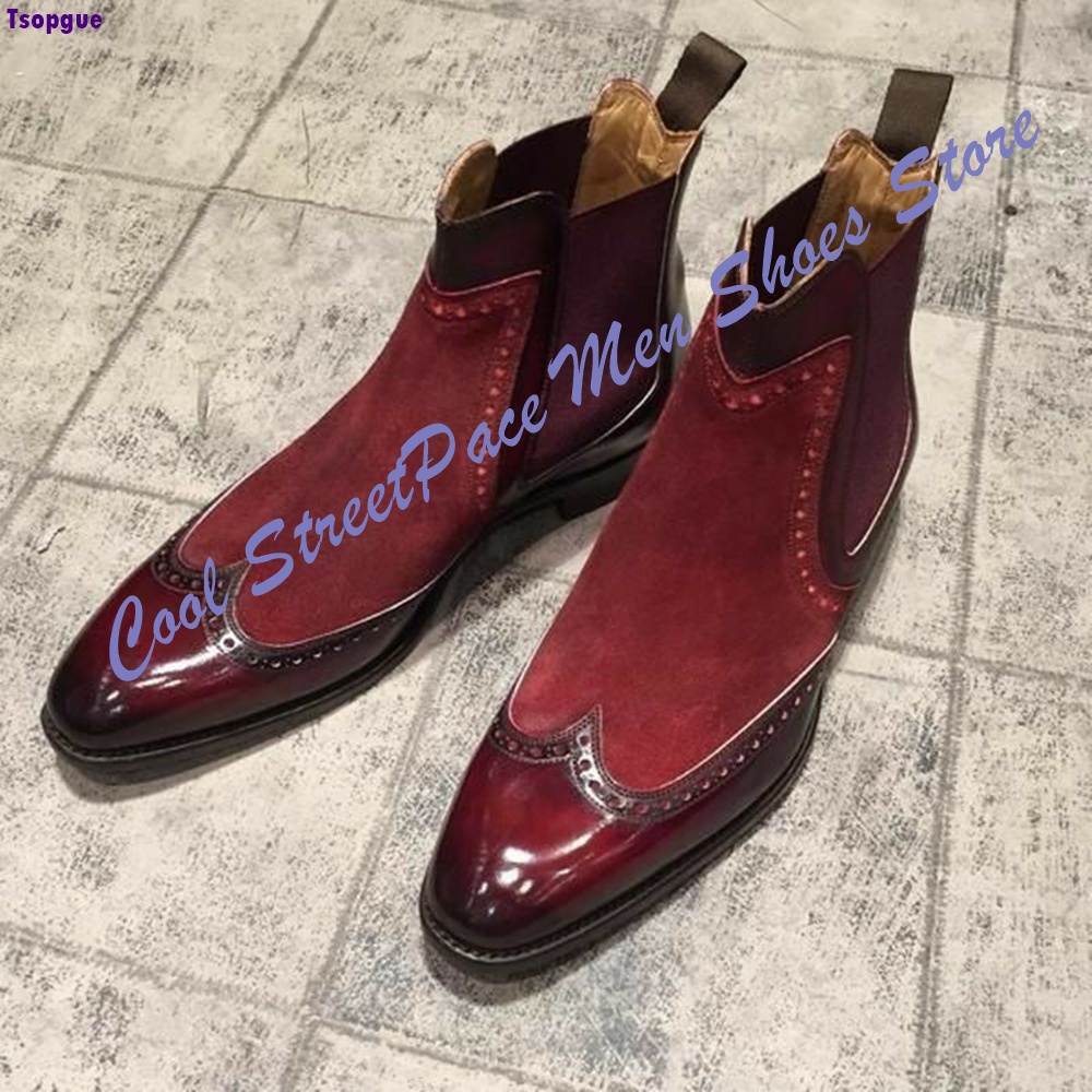 Botas Chelsea Vintage Vermelha - Leather Shoe Polish avaliação e preço