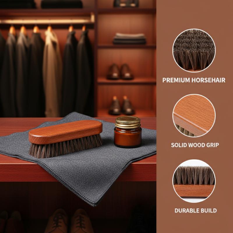 Escova de Madeira para Sapatos - Shoe Cleaning Brush avaliação e preço