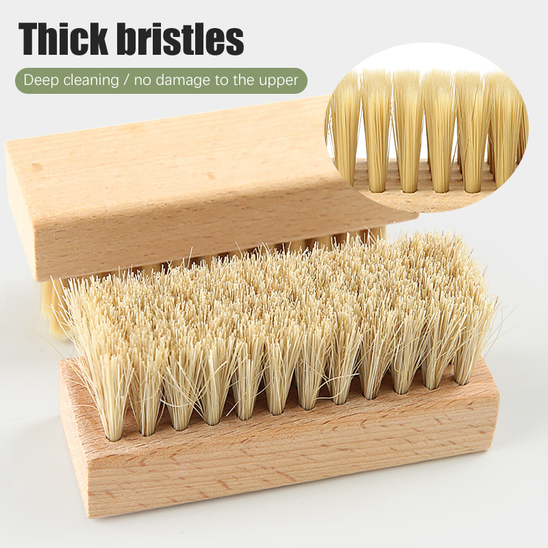 1pc cerdas de porco escova de  - Sneaker Cleaner avaliação e preço