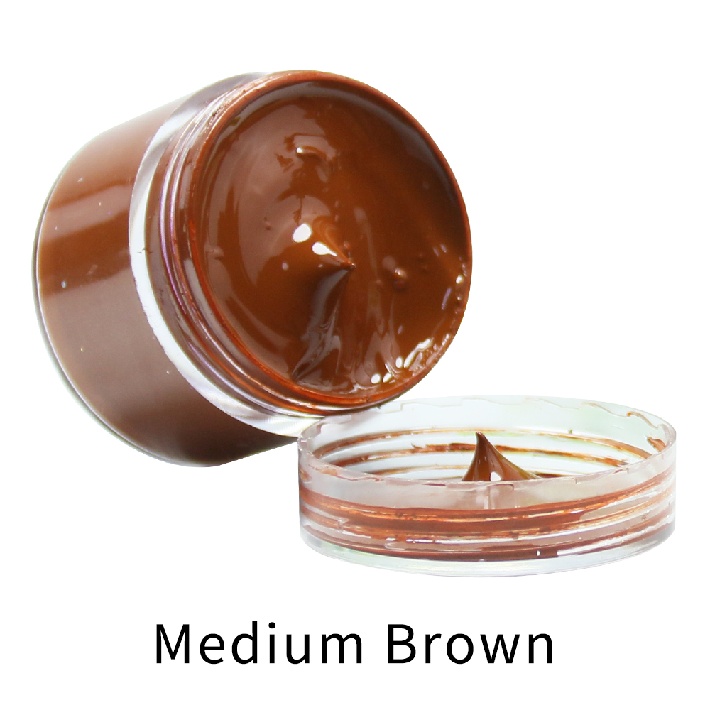 Couro marrom médio tintura pin - Leather Shoe Polish avaliação e preço