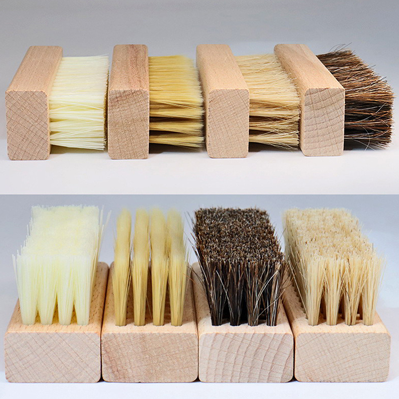 Punho de madeira sapato escova - Shoe Cleaning Brush avaliação e preço