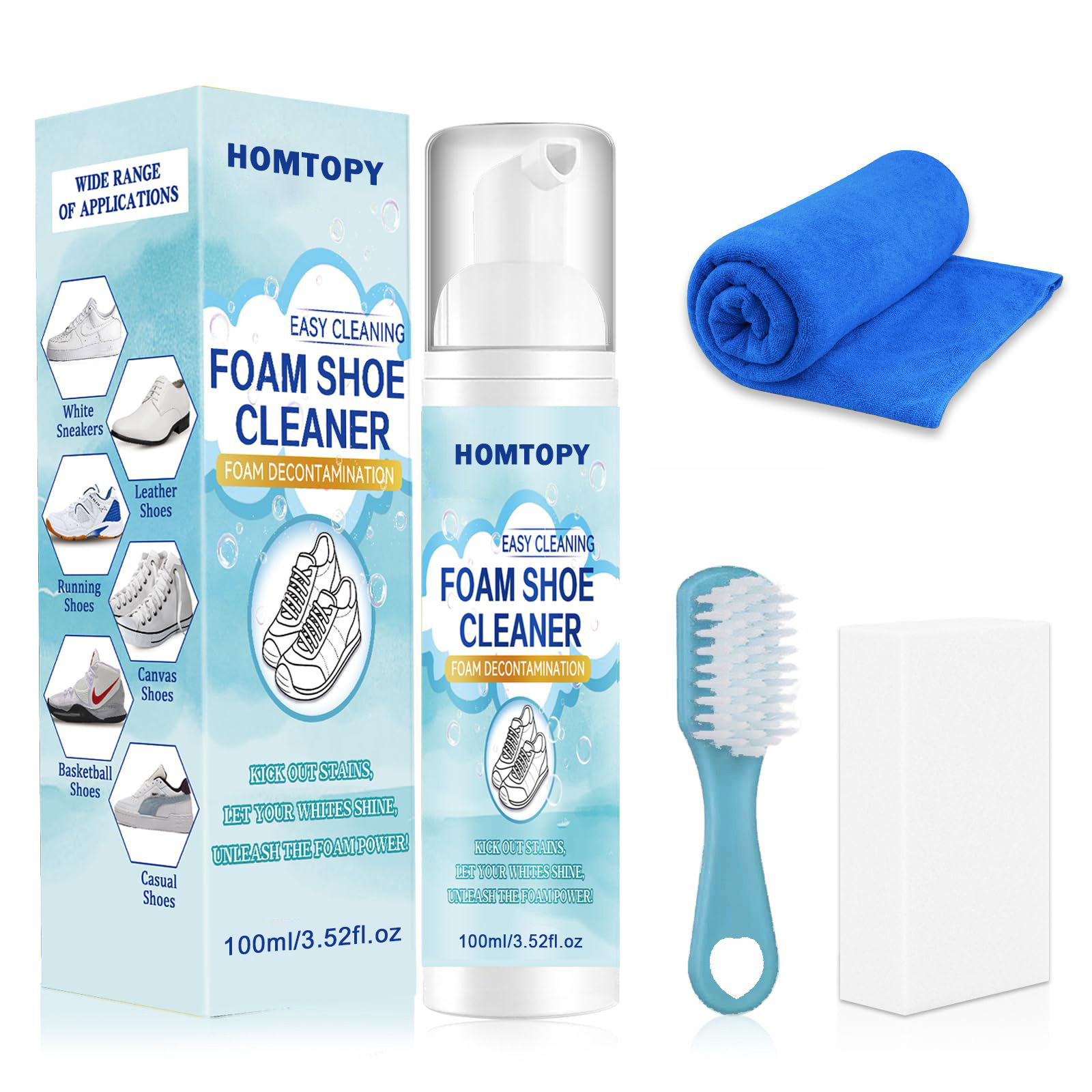 Kit de limpeza de sapatos, lim - Sneaker Care Spray avaliação e preço