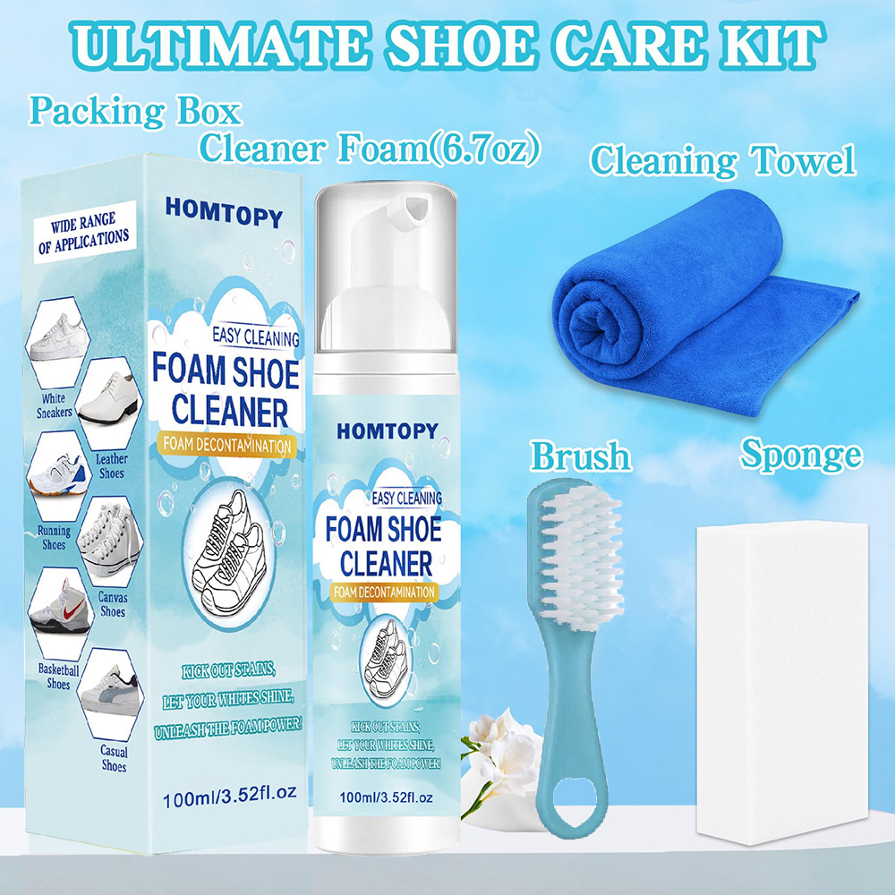 Kit de limpeza de sapatos, lim - Sneaker Care Spray avaliação e preço